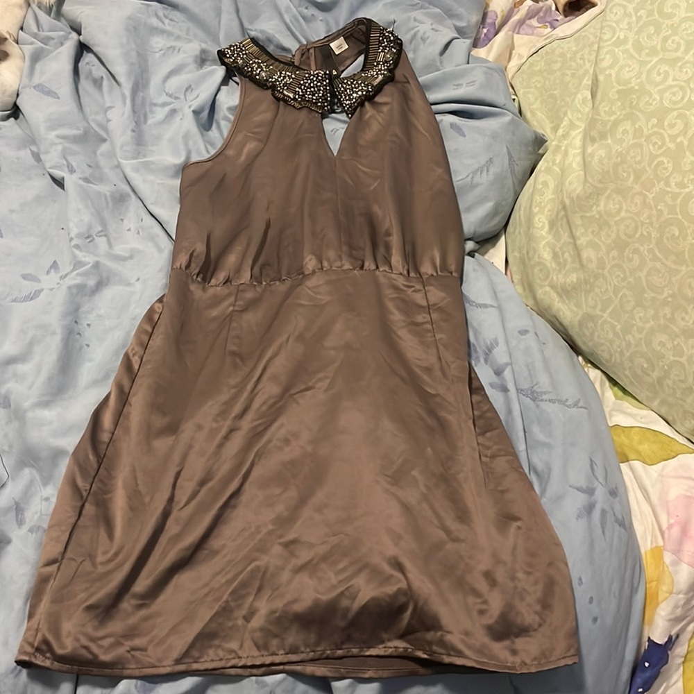 H and m collar dress